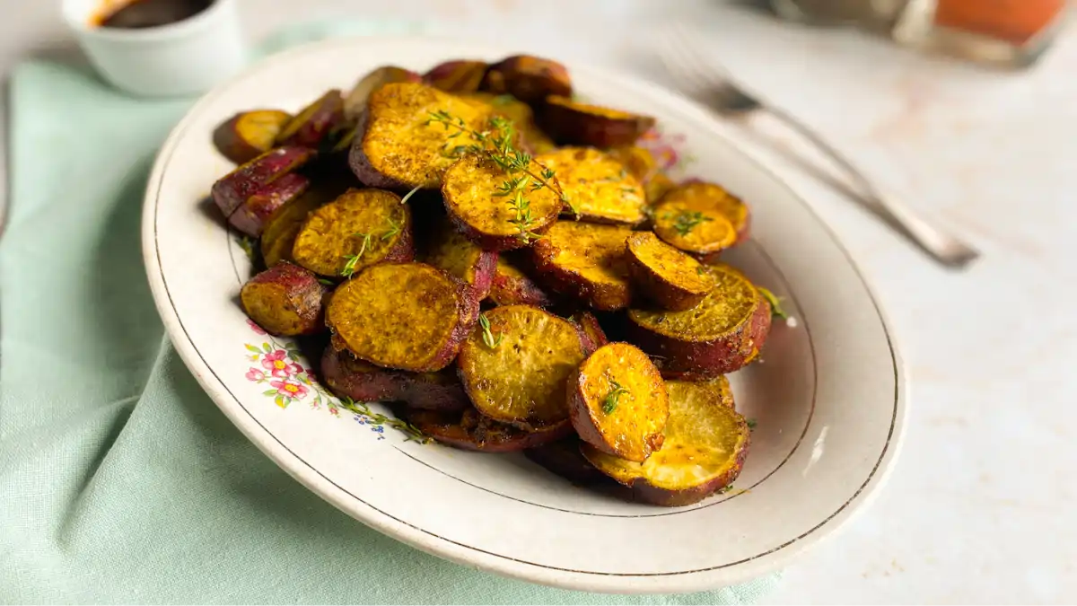 Batata-doce, saudável e sempre deliciosa.