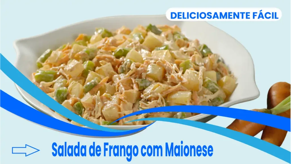 Salada de frango com maionese no blog Dica Pronta