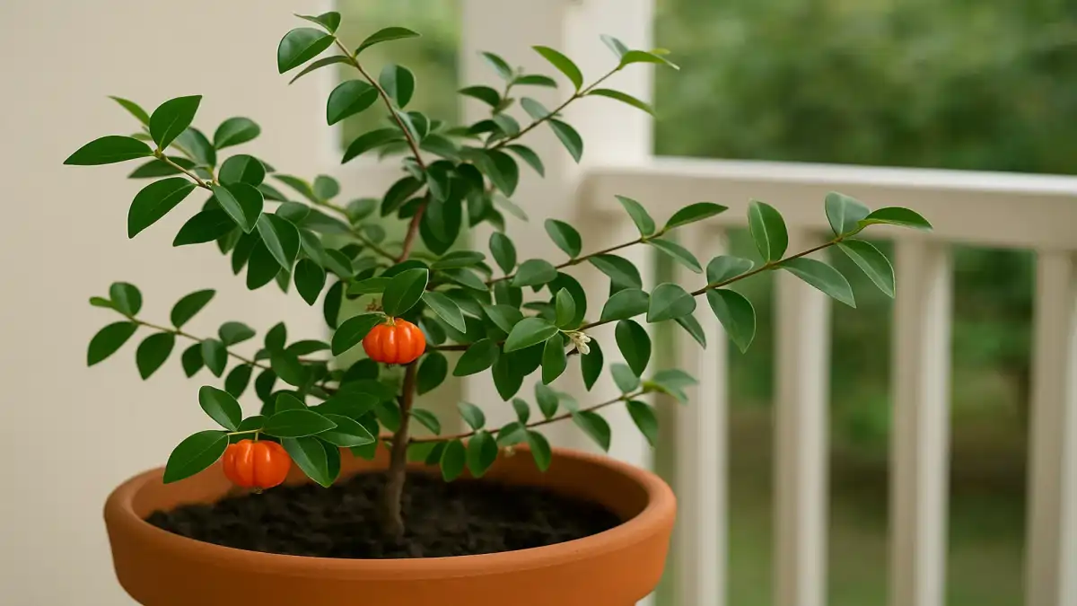 Frutas em vasos, pitanga, como cultivar, no blog Conversa Pronta