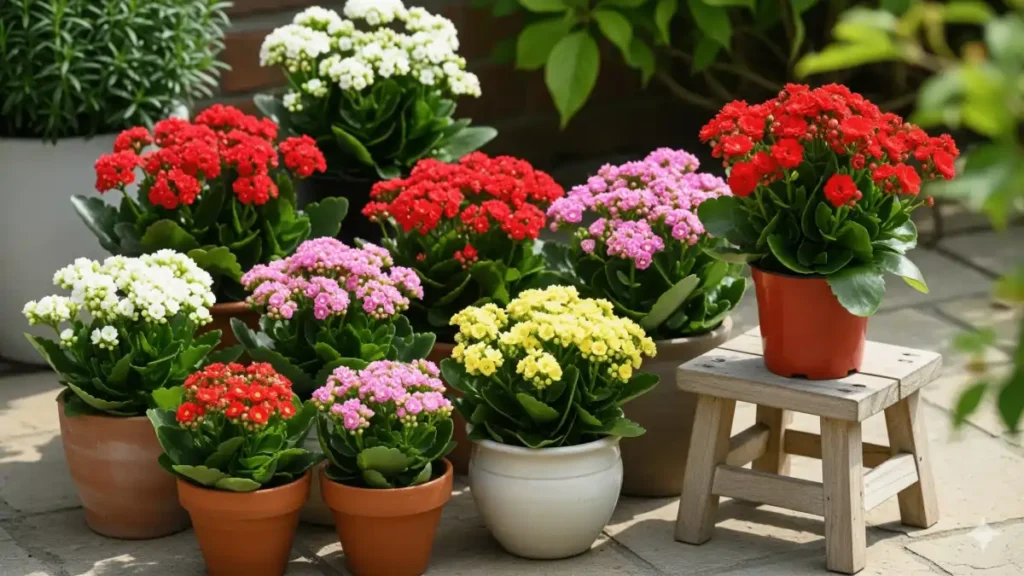 Vasos com flores imortais no blog Conversa Pronta.