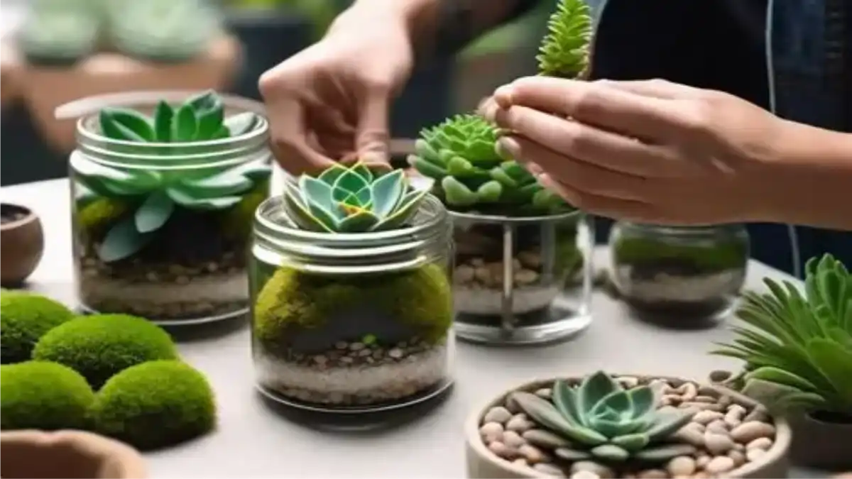 Os mini terrários estão todos no blog Conversa Pronta. Veja as Dicas completas.