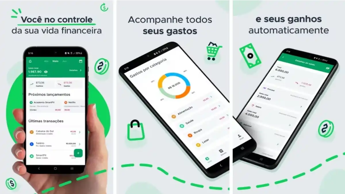 mulher nos apps de organização financeira no blog Conversa Pronta