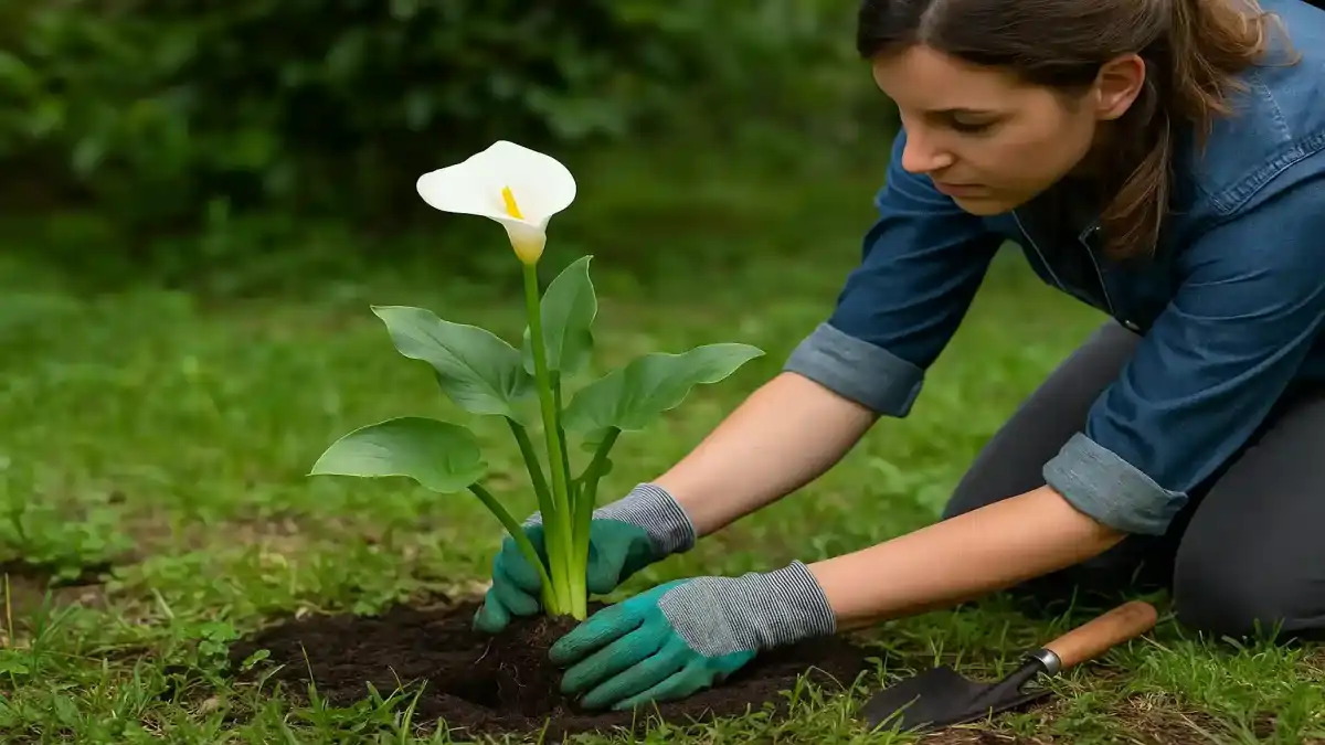 Plantas caseiras perigosas, copo de leite, no blog Conversa Pronta.