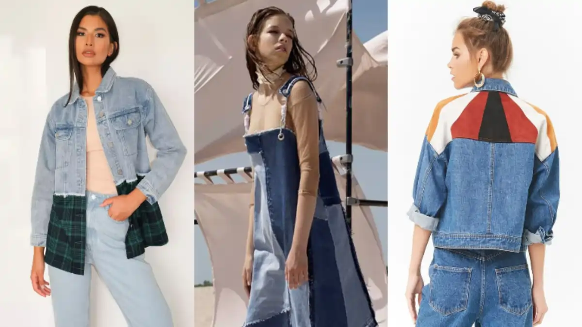 Modêlos mostrando vestidos  Upcycling e o passo a passo no blog Conversa pronta