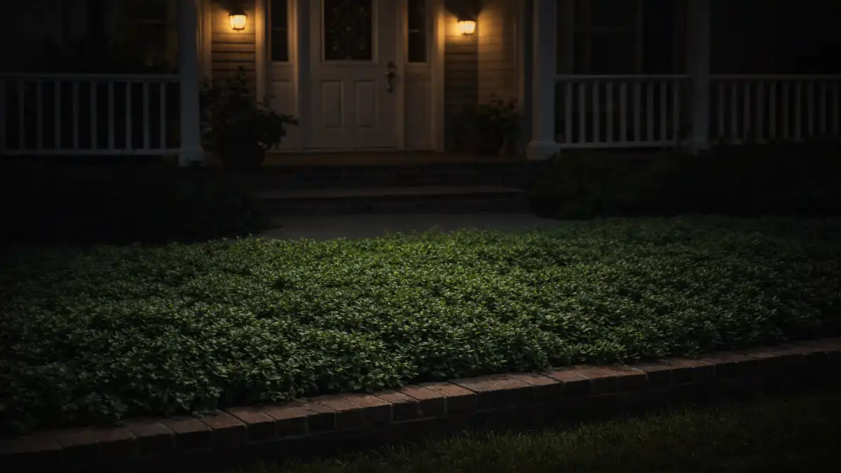 Canteiro de onze-horas a noite, sem flores, no blog conversa pronta.