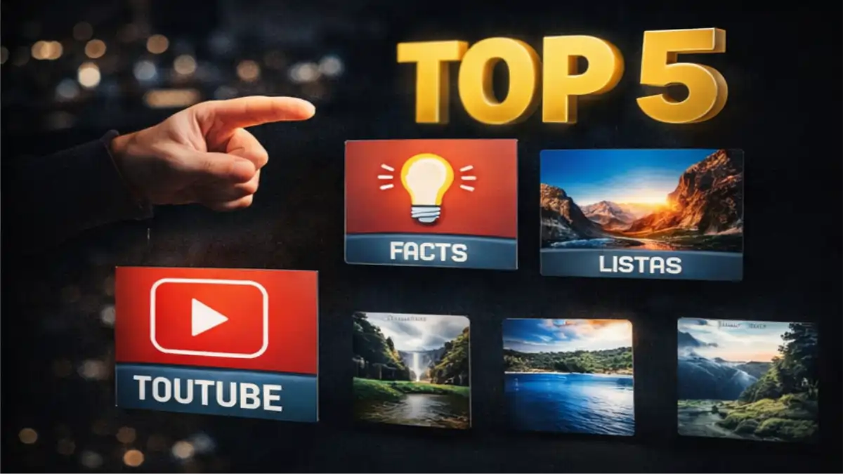 YouTube mostrando um canal sem rosto com as dicas no blog Conversa pronta